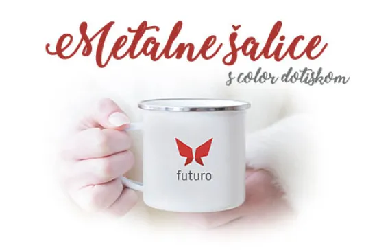 Šalica metalna