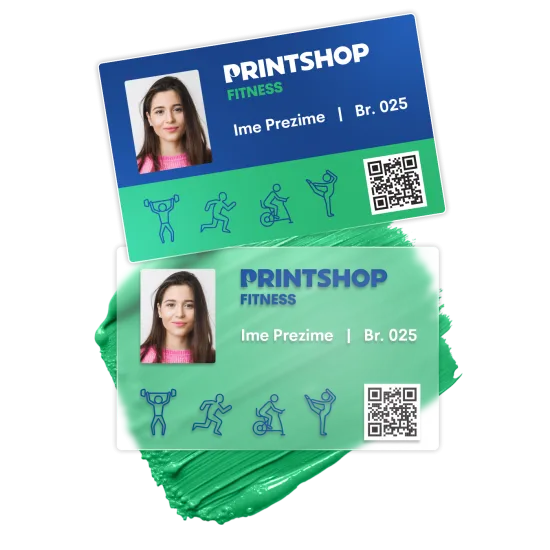 Standardne PVC posjetnice / ID kartice