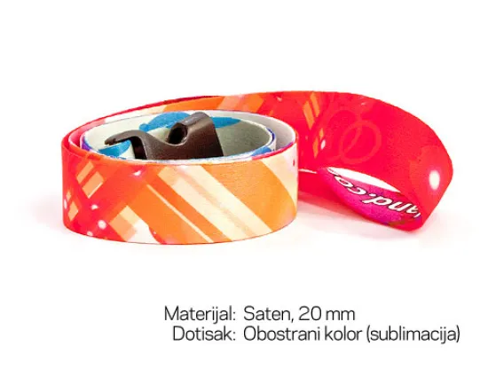 Vezice s kolor dotiskom (sublimacijska trakica)
