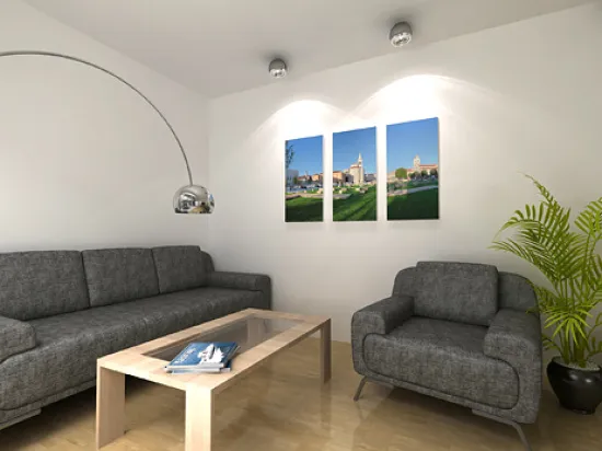 Slika na platnu iz više dijelova - Triptih 40x80 cm