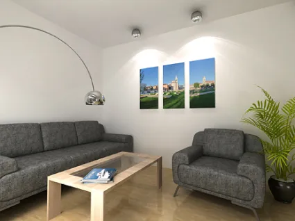 Slika na platnu iz više dijelova - Triptih 40x80 cm