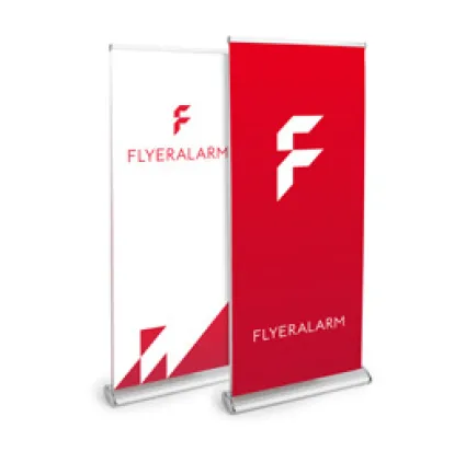 Roller banner double-sided